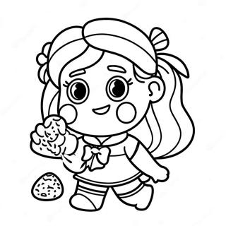 Bánh Quy Girl Scout Trang tô màu