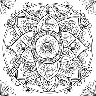 Trang To Mau Hinh Dang Rangoli Hinh Hoc 92171 31873