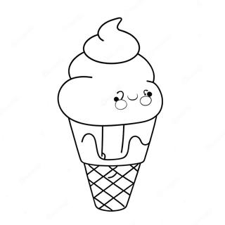 Ice Cream Peppa Pig Tranh Tô Màu