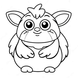 Furby Tranh Tô Màu