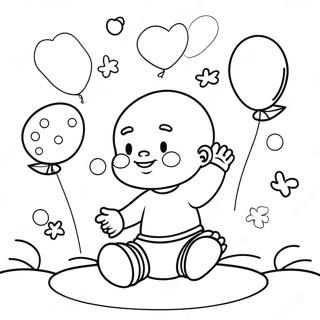 Trang To Mau Em Be Hanh Phuc Voi Bong Bay 94284 33591