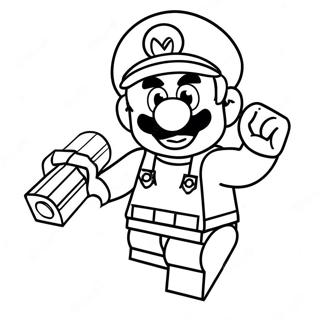 Lego Mario Tranh Tô Màu