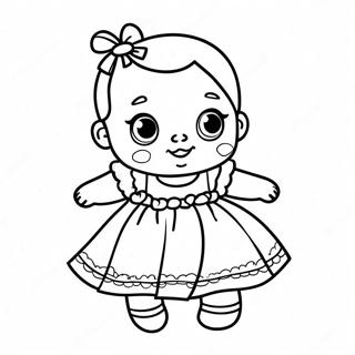 Trang To Mau Bup Be Song Trong Chiec Vay Day Mau Sac 95082 34330