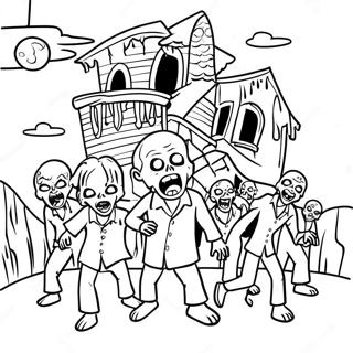 Trang To Mau Zombies Trong Ngoi Nha Ma 95109-34353