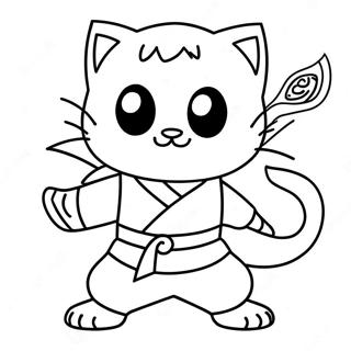 Cat Ninja Tranh Tô Màu