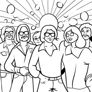 Trang To Mau Canh Disco Thap Nien 70 Day Mau Sac 96672-35602