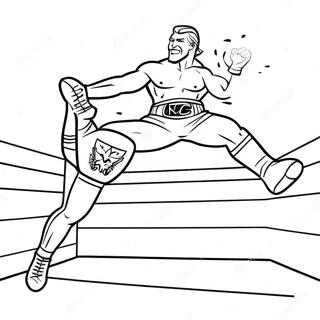 Trang To Mau Wwe Do Vat Nhay Len Doi Thu Bang Dau Cham 96723-35805