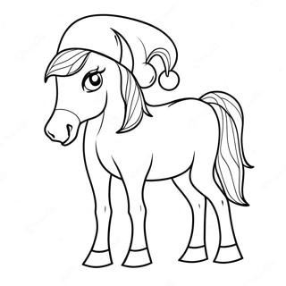 Ngua Le Hoi Voi Mu Ong Gia Noel Trang To Mau 97415-36342