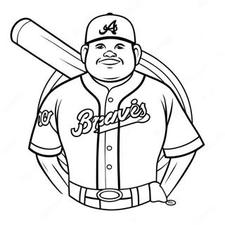 Atlanta Braves Tranh Tô Màu