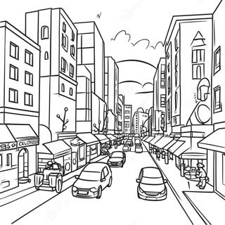 Trang To Mau Canh Duong Pho Ban Ron Cua Lego City 97726-36680