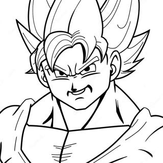 Siêu Saiyan Goku Tranh Tô Màu