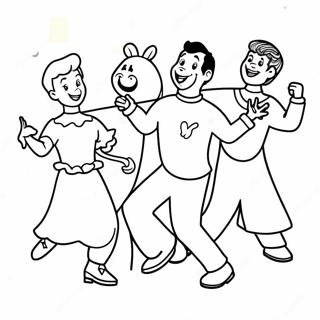 Trang To Mau Nhan Vat Nhay Mua Wiggles 99548 38329