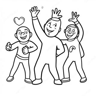 Trang To Mau Nhan Vat Nhay Mua Wiggles 99548 38332