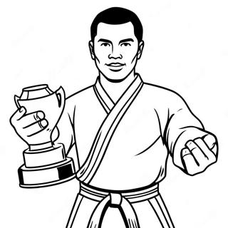 Trang To Mau Nha Vo Dich Karate Voi Cup 99988-38680